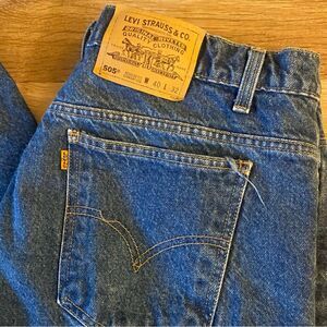 VTG 90s Levi’s 505 Orange Tab Jeans 40x32 Straight Denim Baggy Y2K Skate